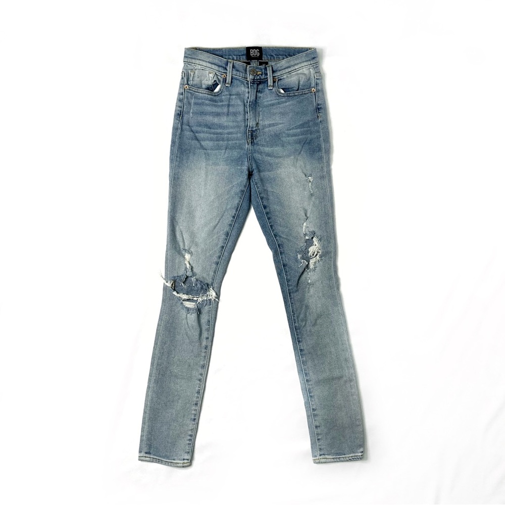 BDG Twig High Rise Jeans Ripped Knees Size 26